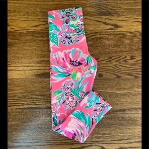 Lilly Pulitzer girls leggings size M VGUC